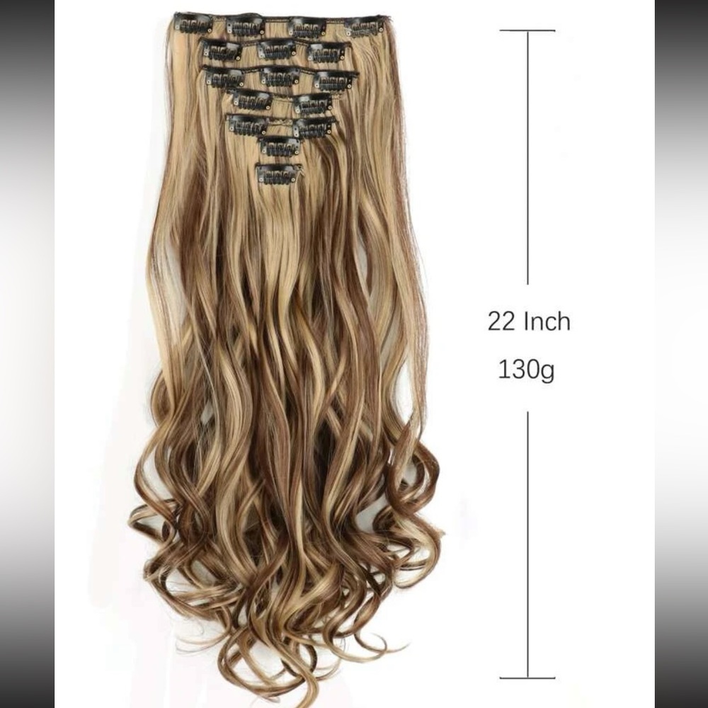 Clip In Hair Extensions ❤️ - Picture 3 of 4